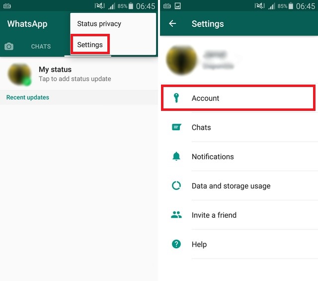 Hide Last Seen in Whatsapp on Android