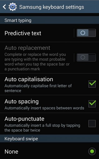 turn Off Autocorrect on Samsung Galaxy S4