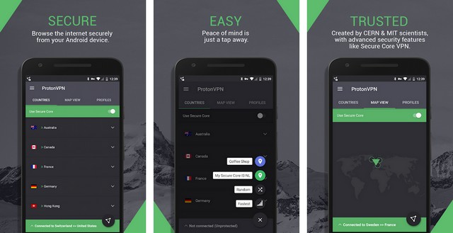 ProtonVPN - best free Android apps