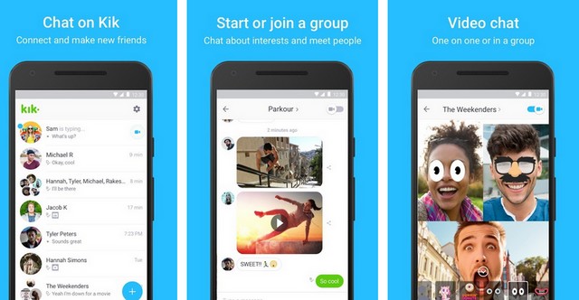 11 meilleures applications de chat vidéo pour Android en 2022 6 Kik