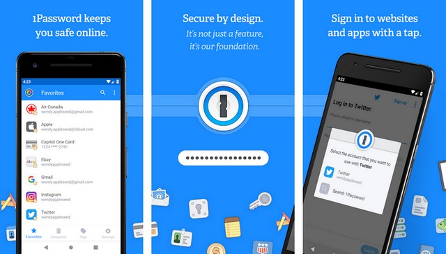 10 meilleures applications de gestion de mots de passe pour Android 2022 1 1Password