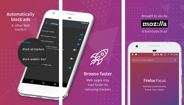 Firefox Focus - Best Android Browser