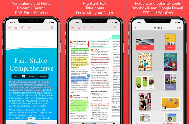 PDF Pro 3 - PDF Reader App for iPhone