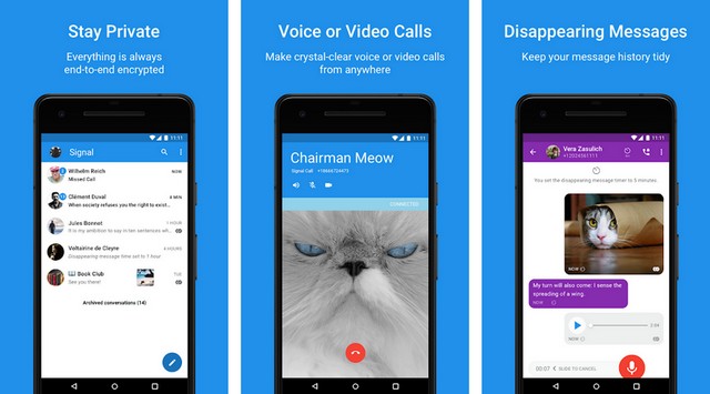 Signal Private Messenger - iMessage Alternatives for Android