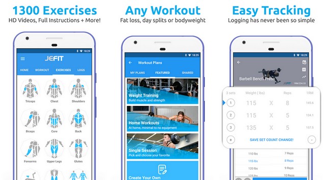 JEFIT Workout Tracker