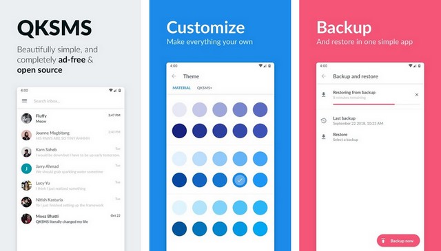 QKSMS — приложение для обмена текстовыми сообщениями