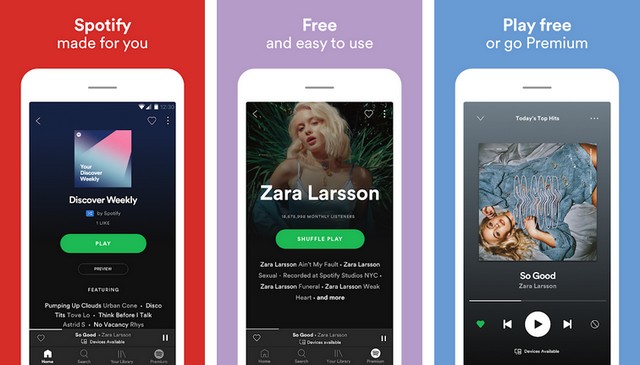 Spotify — приложение для потоковой передачи музыки