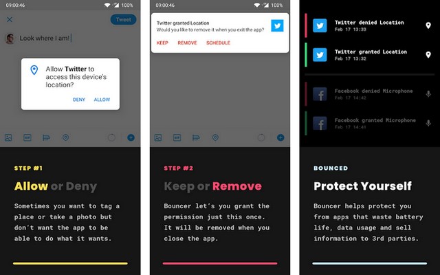 10 meilleures applications de confidentialité pour Android en 2022 2 Bouncer - Privacy App