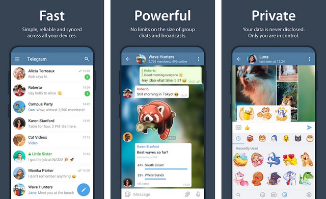 10 meilleures applications de confidentialité pour Android en 2022 9 Telegram - Privacy App