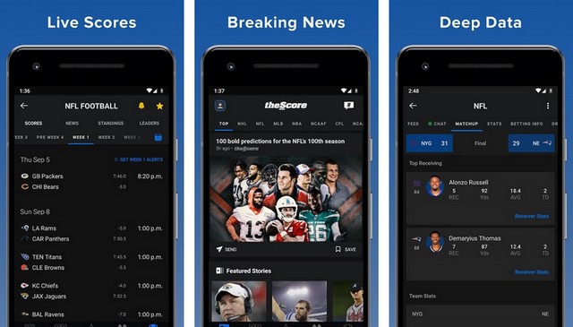 theScore - Sports News App