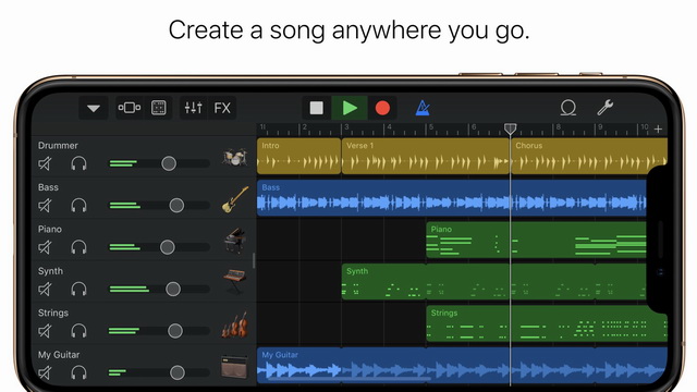 GarageBand - Music Editor App