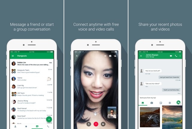 Hangouts — лучшее приложение для видеочата