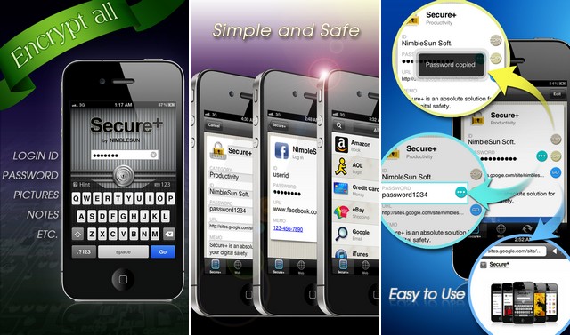 Secure+ Менеджер паролей