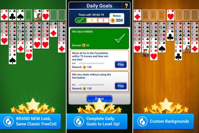 Freecell Solitaire Card Game