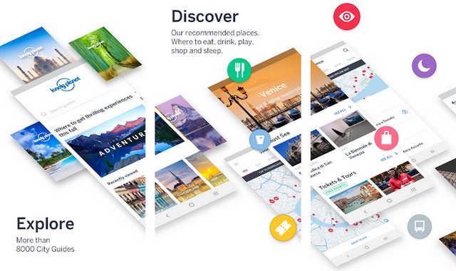 Приложения для путешествий Lonely Planet