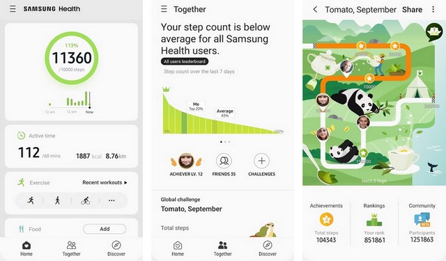 Samsung Health - Best Fitness Tracker App