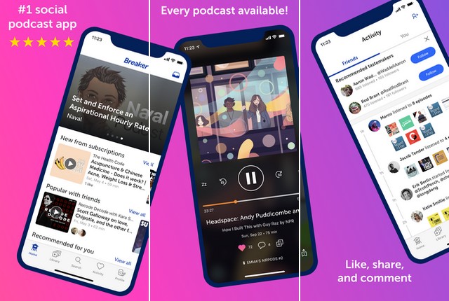 Breaker - Best Podcast App