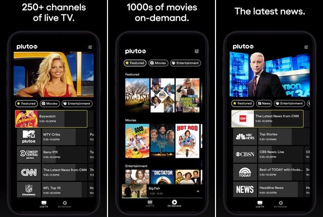 Pluto TV - Best Movie App for iPhone