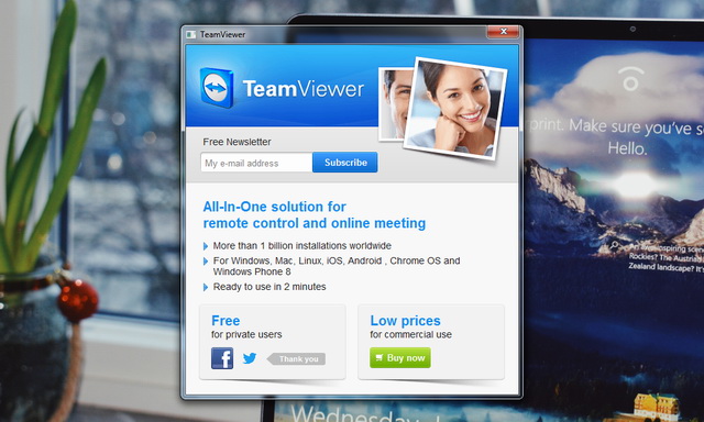 is teamviewer really free