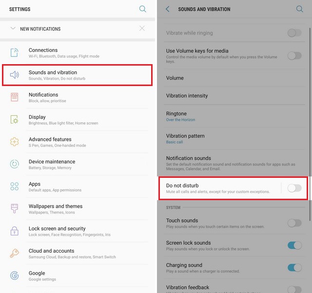 Galaxy Note 8 Notification LED