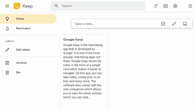 Google Keep