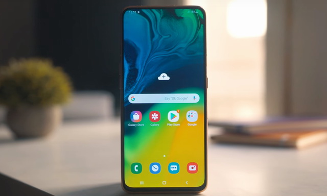 Record Screen on Samsung Galaxy A80