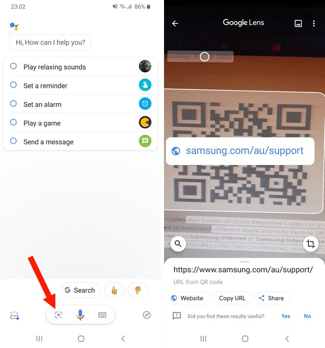 Scan QR Codes on Your Android Phone using Google Lens