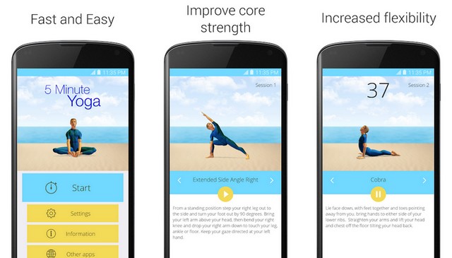 5 Minute Yoga - Best Home Workout App