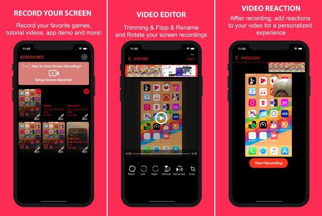 Rec for iPhone - Screen Recording App