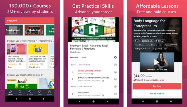 Udemy - Best app to learn new skills