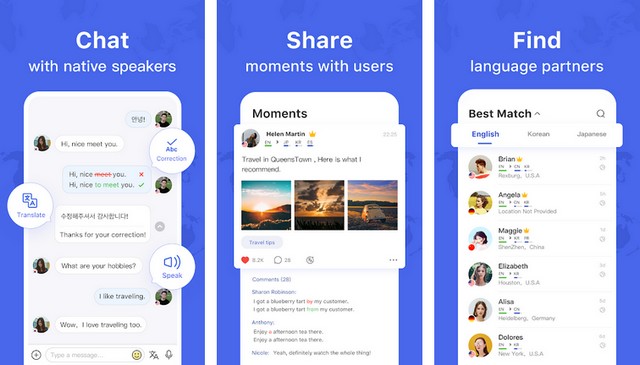 HelloTalk - лучшее приложение для изучения языков