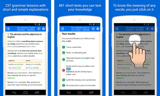 Basic English Grammar - Best App for Android