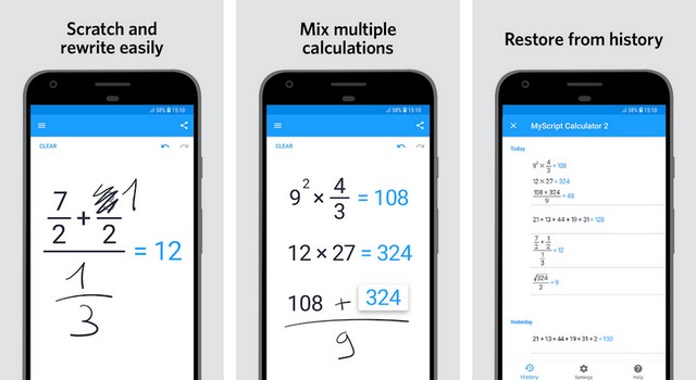 MyScript Calculator 2 - Best App for Android