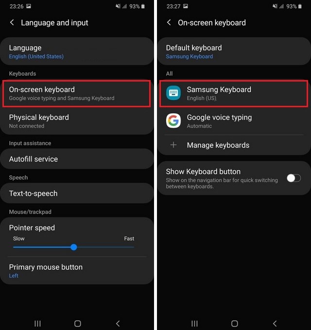 Turn Off Autocorrect on Samsung Galaxy A20