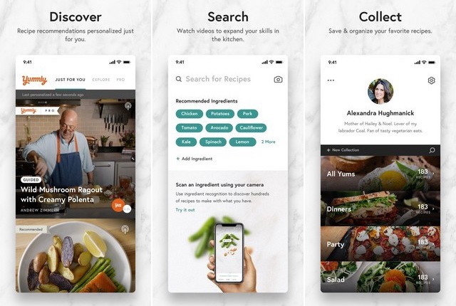 Yummly - best meal planning app