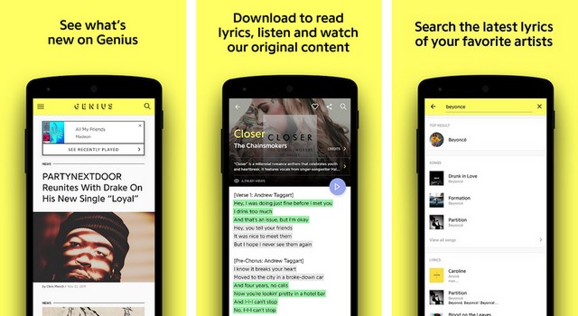 Genius - Best Lyrics App for Android