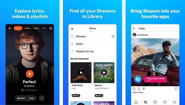 Shazam - Best Lyrics App for Android