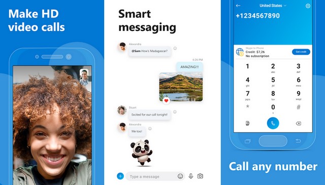 Skype - Best WeChat Alternative for Android