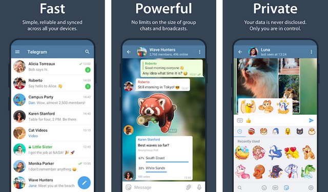 Telegram — лучшая альтернатива WeChat для Android