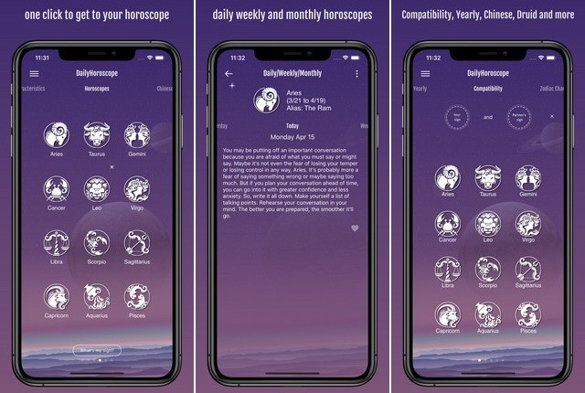 The DailyHoroscope - Best Horoscope App for iPhone