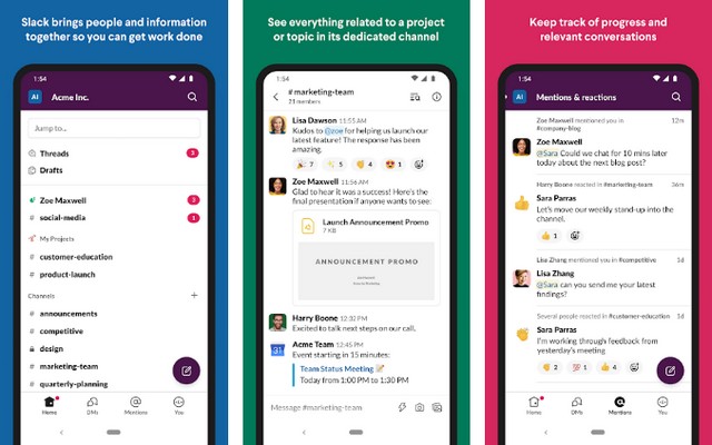 Slack - best productivity app