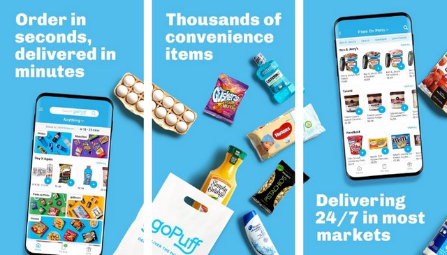 goPuff - Best Food Delivery App