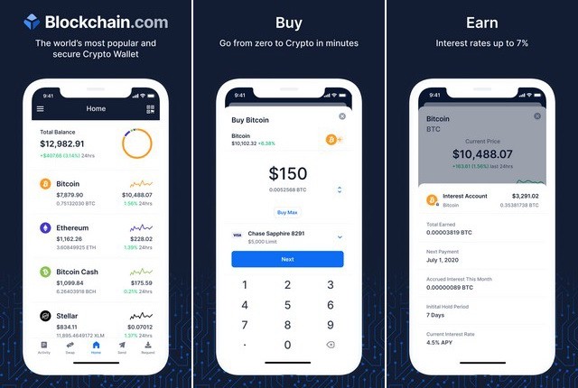 Blockchain Wallet - Best Cryptocurrency App