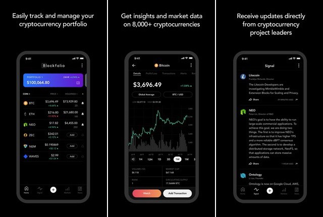 Blockfolio - Best Cryptocurrency App