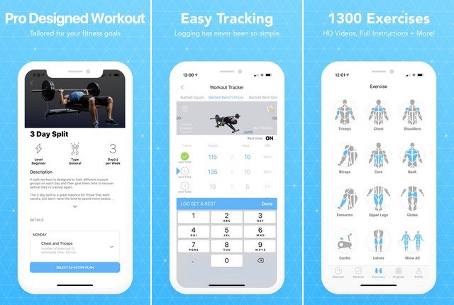 JEFIT Workout Planner