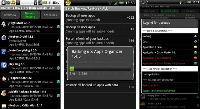 Titan Backup - лучшее приложение для резервного копирования контактов