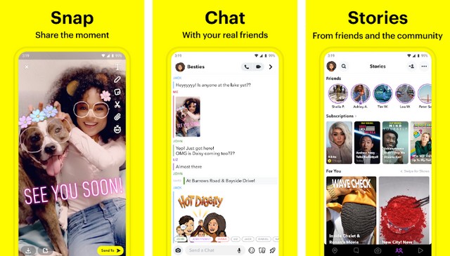 Snapchat - Best App Like Instagram