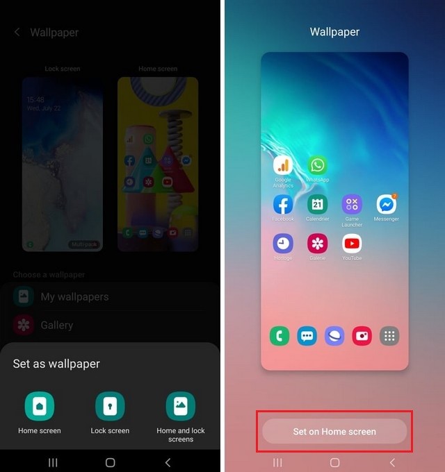 How to Change Wallpaper on Galaxy F41