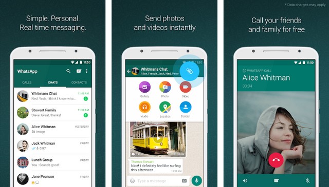 WhatsApp Messenger - лучшее приложение для обмена геоданными