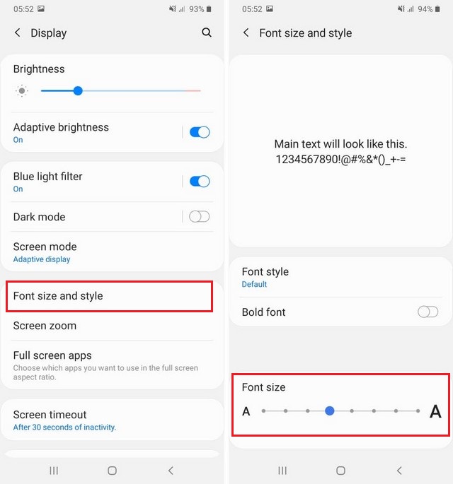 Change the Font Size on your Samsung A12